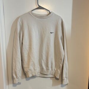Nike Men's Off-White Crewneck Sweater